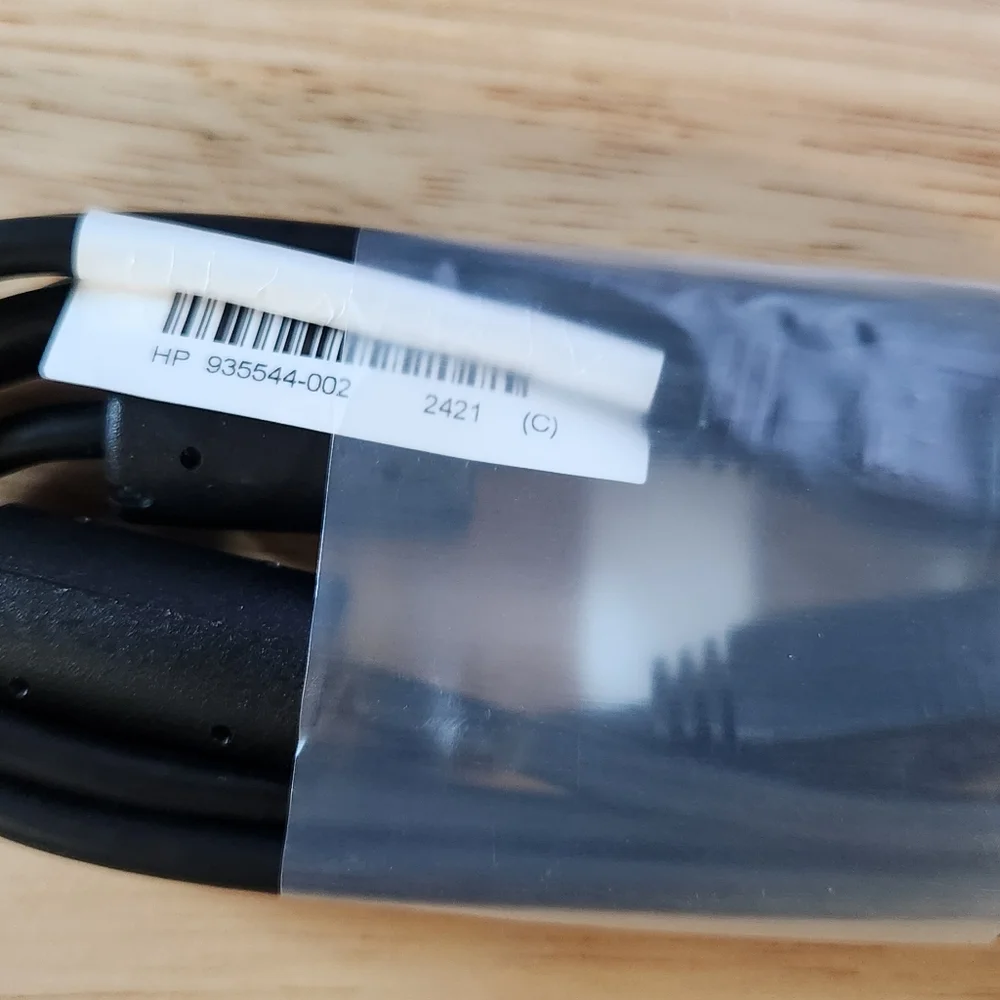 New - HP USB A Male to USB B Male Cable USB 2.0 6ft